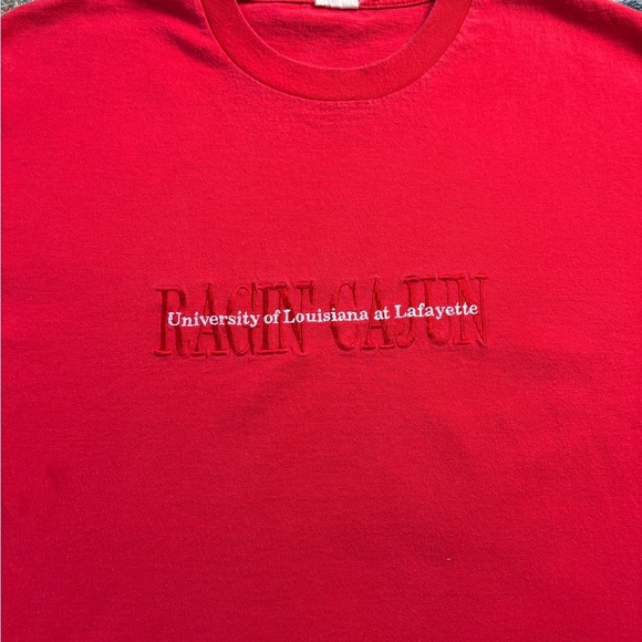 Vintage University Of Louisiana Racing Cajun T-shirt Size XL - Picture 4 of 6